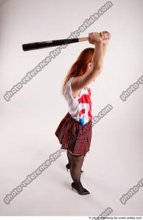 26 2018 01 TINA STANDING POSE BASEBALL BAT